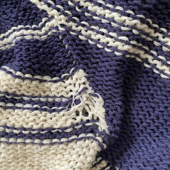 Lucky Brand Cardigan Sweater Open Front Knit Striped 7w51170 Womens Sz XS - Picture 12 of 13